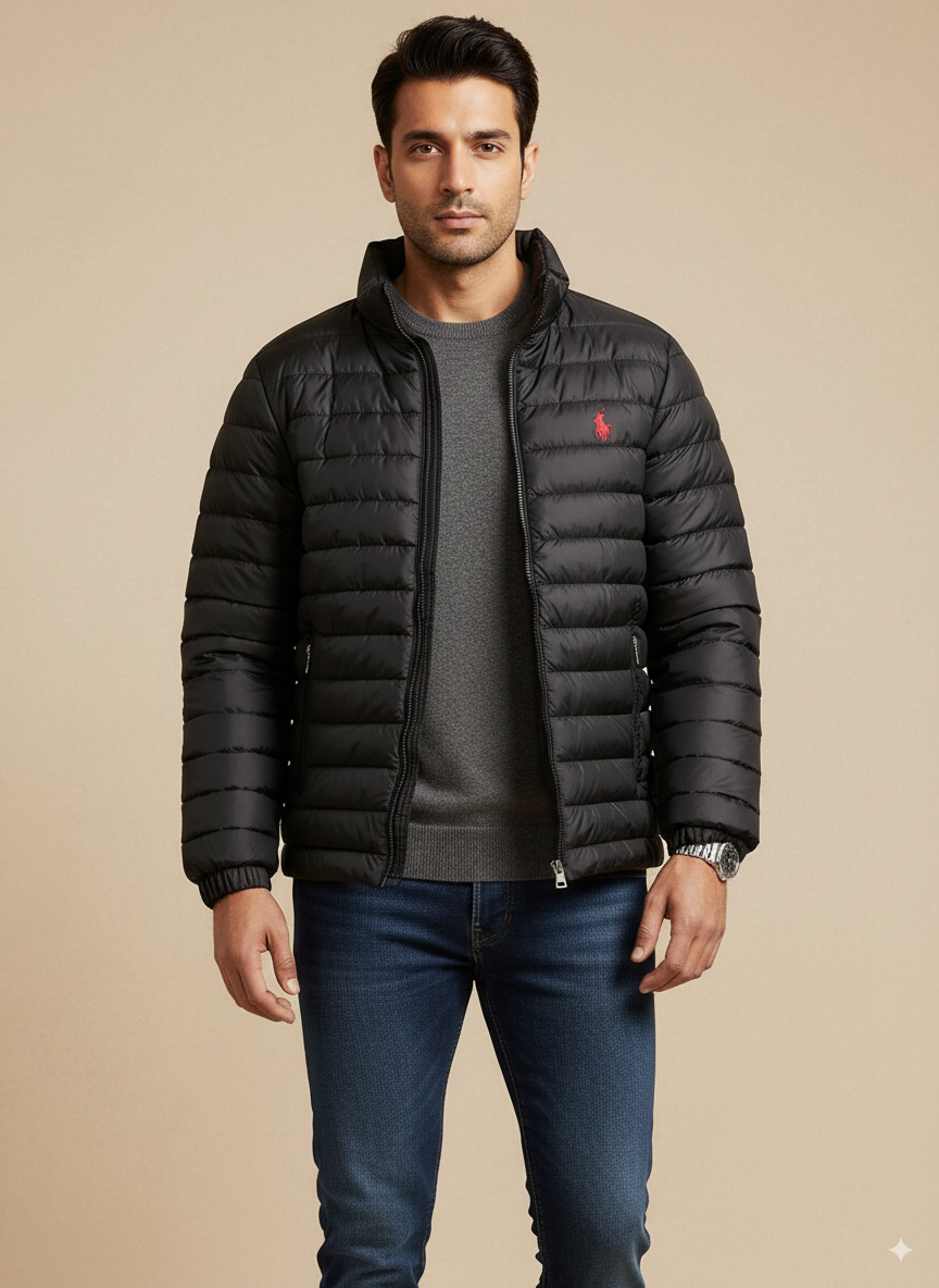 Puffer Jacket - Black