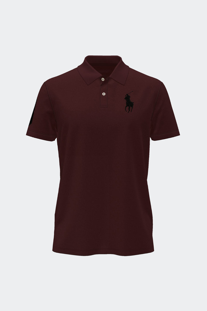 Giordano Polo Shirt-Maroon