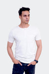 Henleȳ T-shirt- Cream