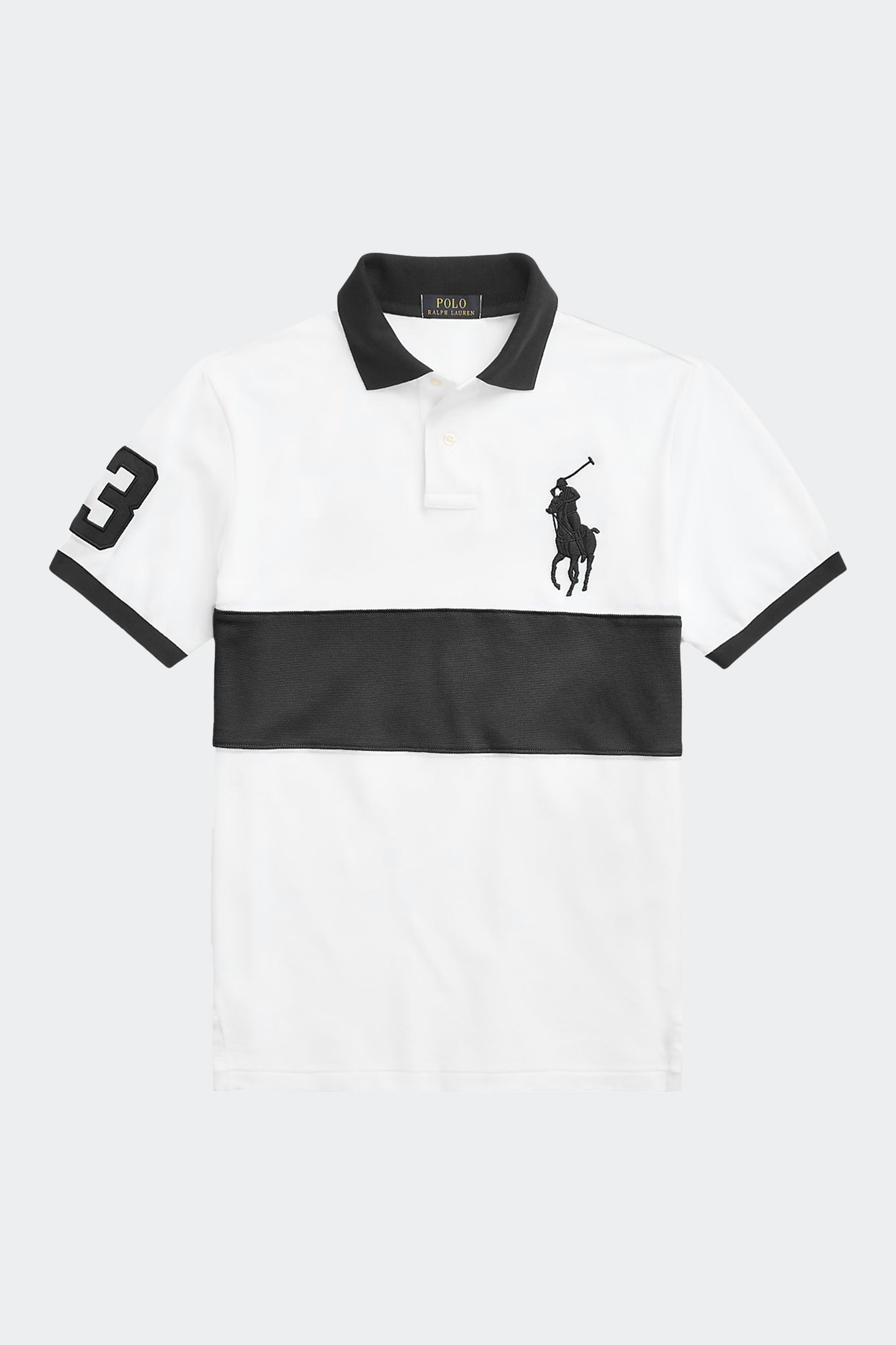 Big Pony Mesh Polo Shirt-White