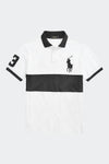 Big Pony Mesh Polo Shirt-White