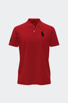 Ḡiordano Polo Shirt-Red