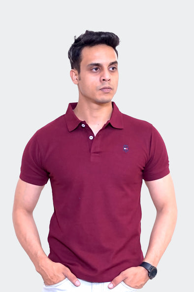 Tommȳ Hilfigër  Polo Shirt- Maroon