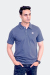 Trefoilo Essentials Polo Tee- Dark Grey
