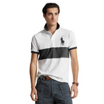 Big Pony Mesh Polo Shirt-White