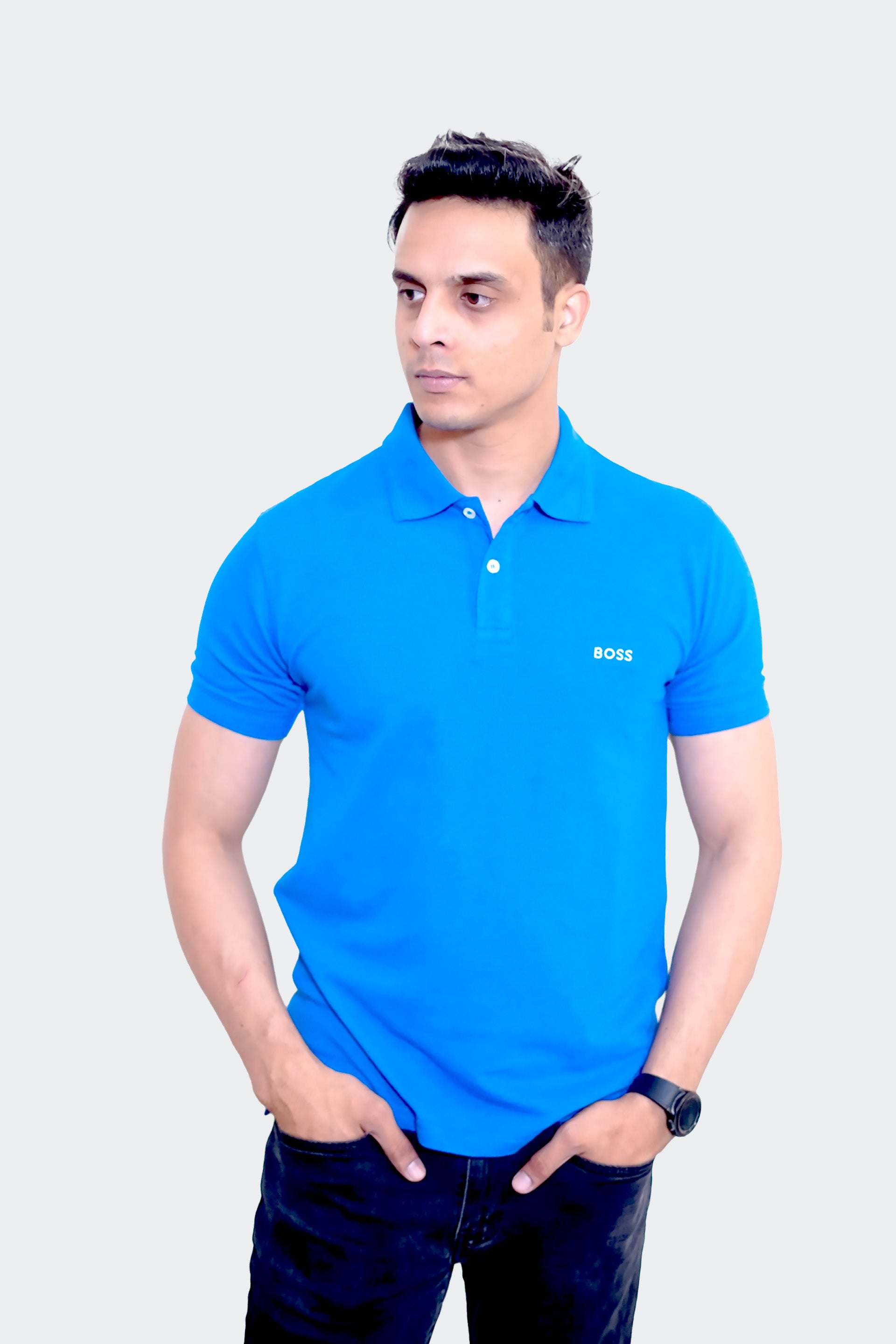 Böss Polo Shirt- Blue