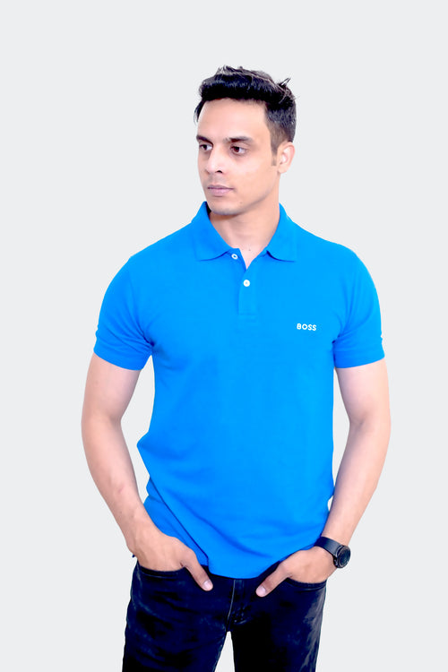 Boss Polo Shirt- Blue