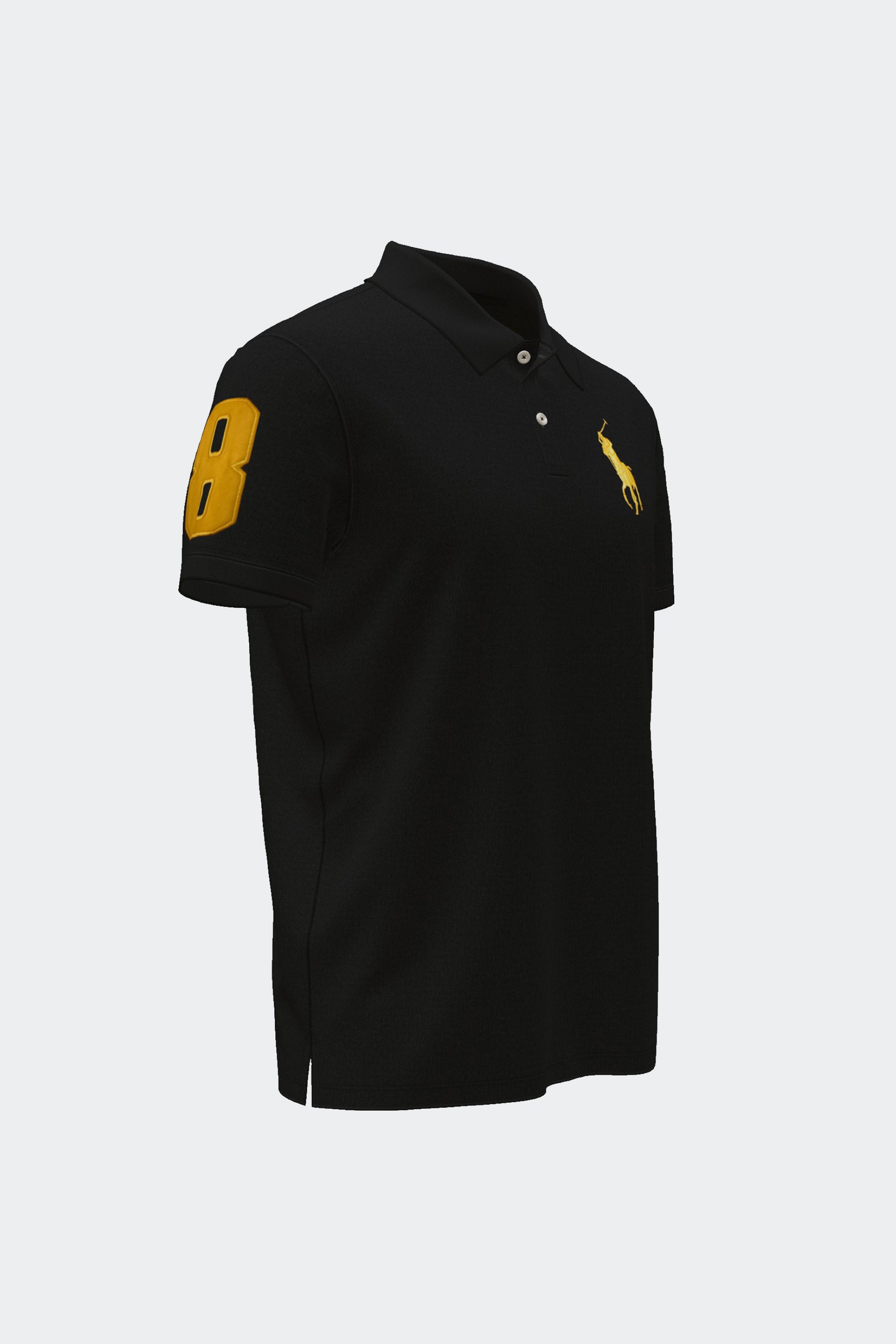 Ḡiordano Polo Shirt-Black