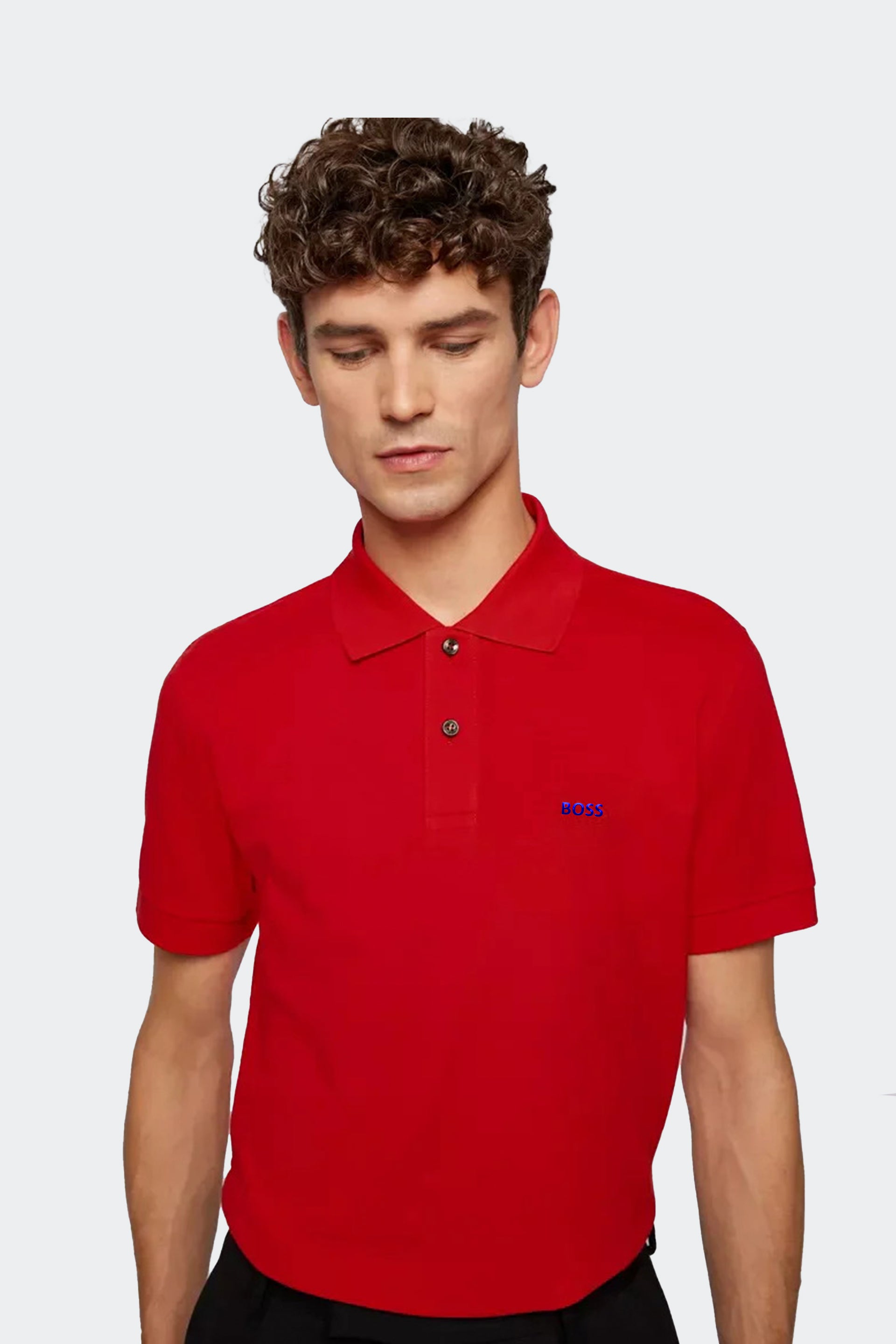 Böss Polo Shirt- Red