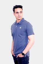 Trefoilo Essentials Polo Tee- Dark Grey