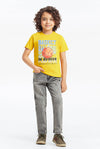 Basket-Ball T-Shirt- Yellow