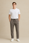 Men's Dri-Fit Polyester Trouser-Grey Beig