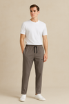 Men's Dri-Fit Polyester Trouser-Grey Beig