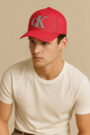 Cotton Twill Cap- Red