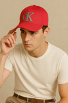 Cotton Twill Cap- Red