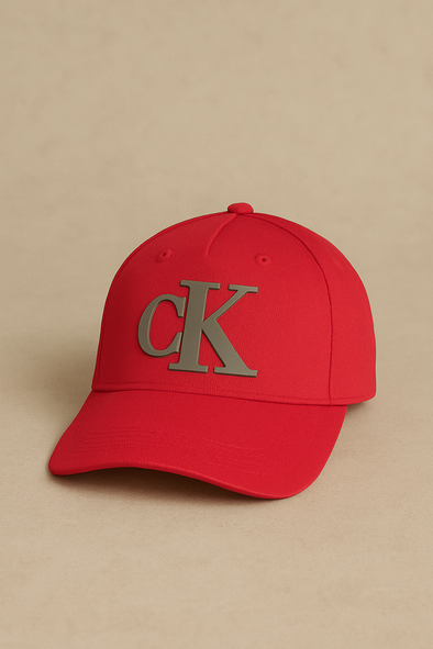 Cotton Twill Cap- Red