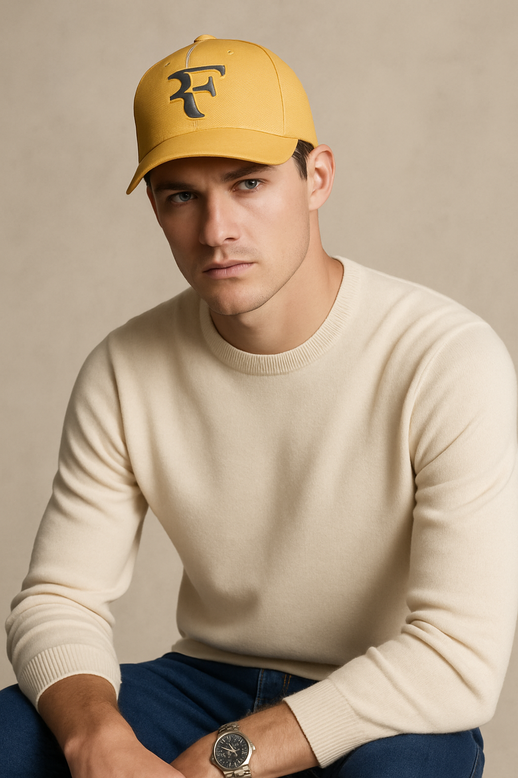 Uniqlo Roger Cap- Mustard