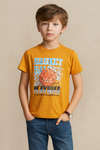 Basket-Ball T-Shirt- Mustard