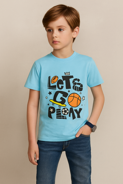 Let's Go Play- Light Blue