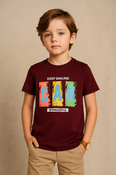 CAN Wonderful T-Shirt- Maroon