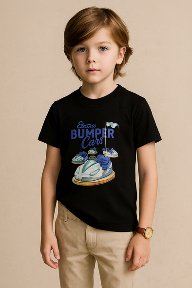 Bumper Car T-Shirt- Dark Brown
