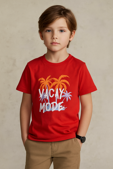 VACAY MODE T-Shirt- Red