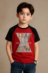 Toddler T-Shirt-Red & Black