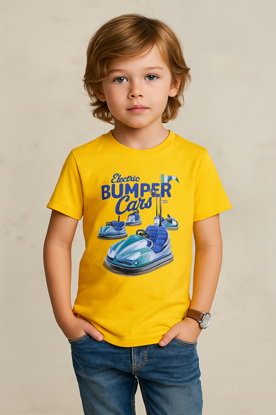 Bumper Car T-Shirt- Yellow