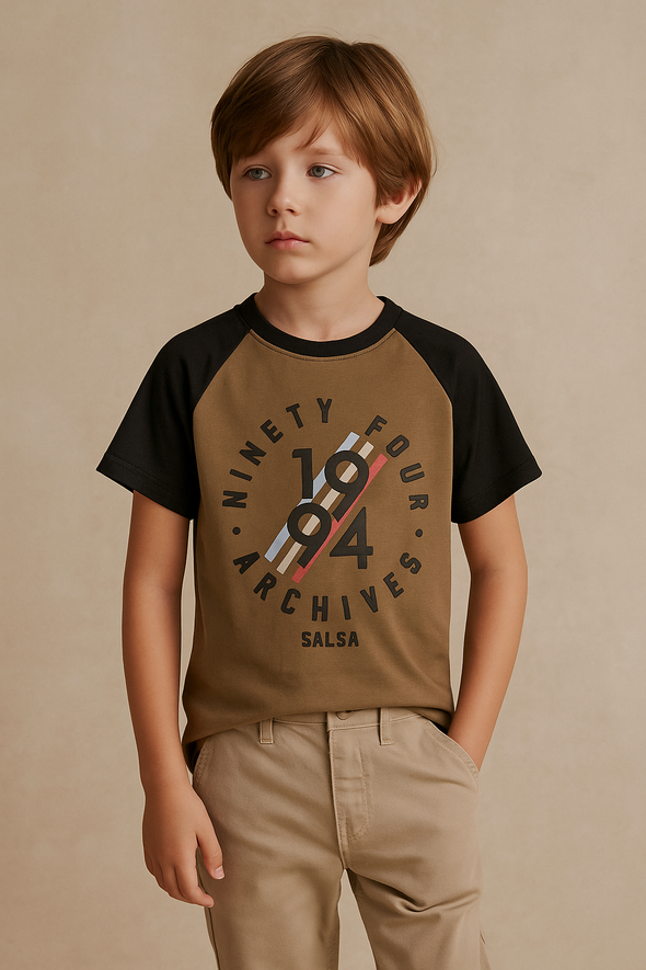 1994 Archives T-Shirt- Mocha & Black