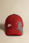 Nikë Branded Trucker Cap- Red