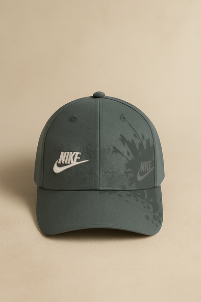 Nikë Branded Trucker Cap- Grey