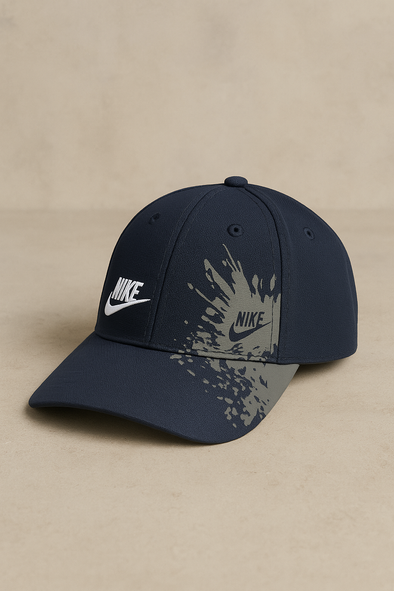 Nikë Branded Trucker Cap- Blue