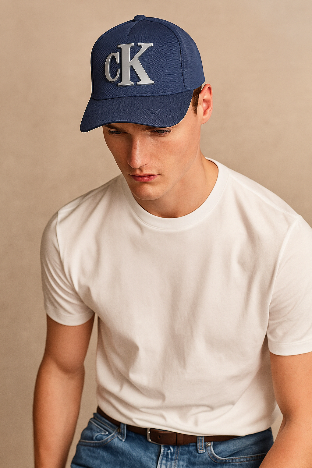 Cotton Twill Cap-Blue