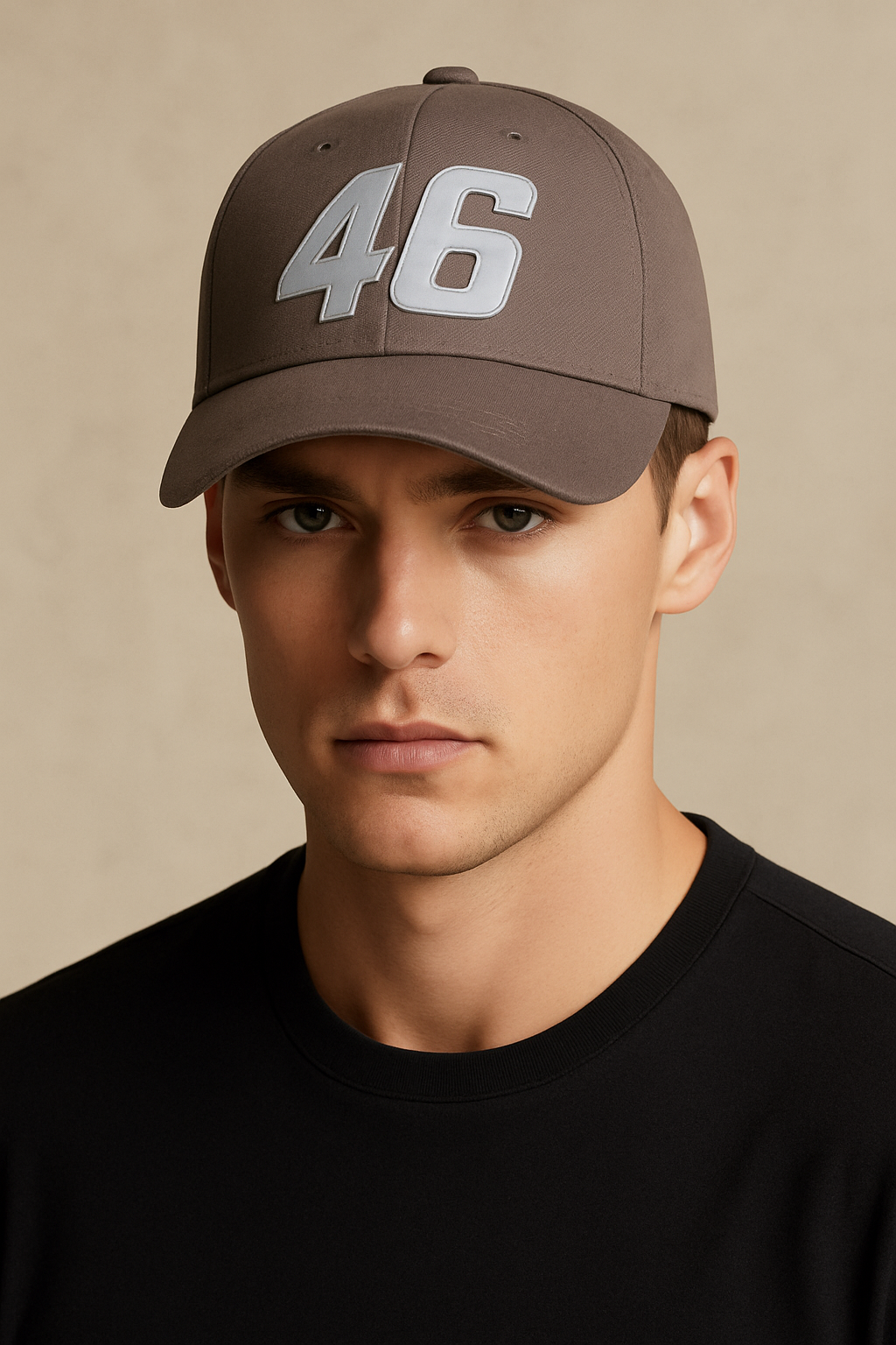 Signaturé 46 Logo Cap- Dark Brown