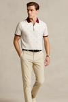 PŌLKA Dot Polo Shirt-Red