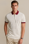 PŌLKA Dot Polo Shirt-Red