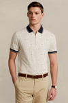 PŌLKA Dot Polo Shirt-Blue