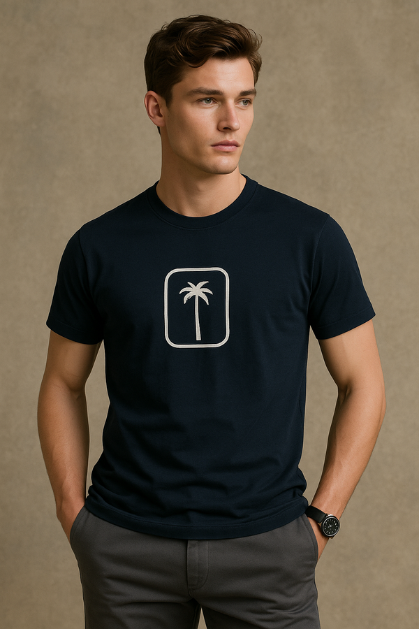 Palm Tree T-Shirt- Black