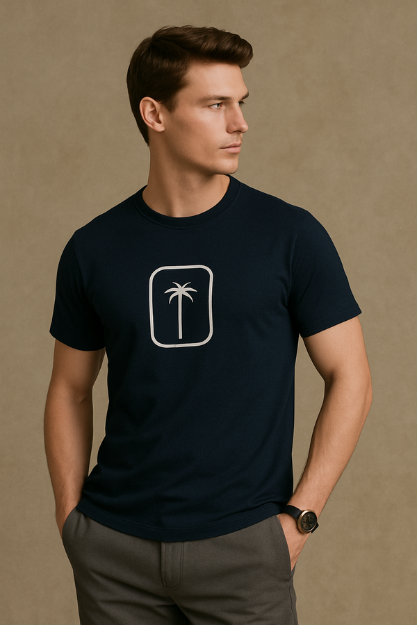 Palm Tree T-Shirt- Black