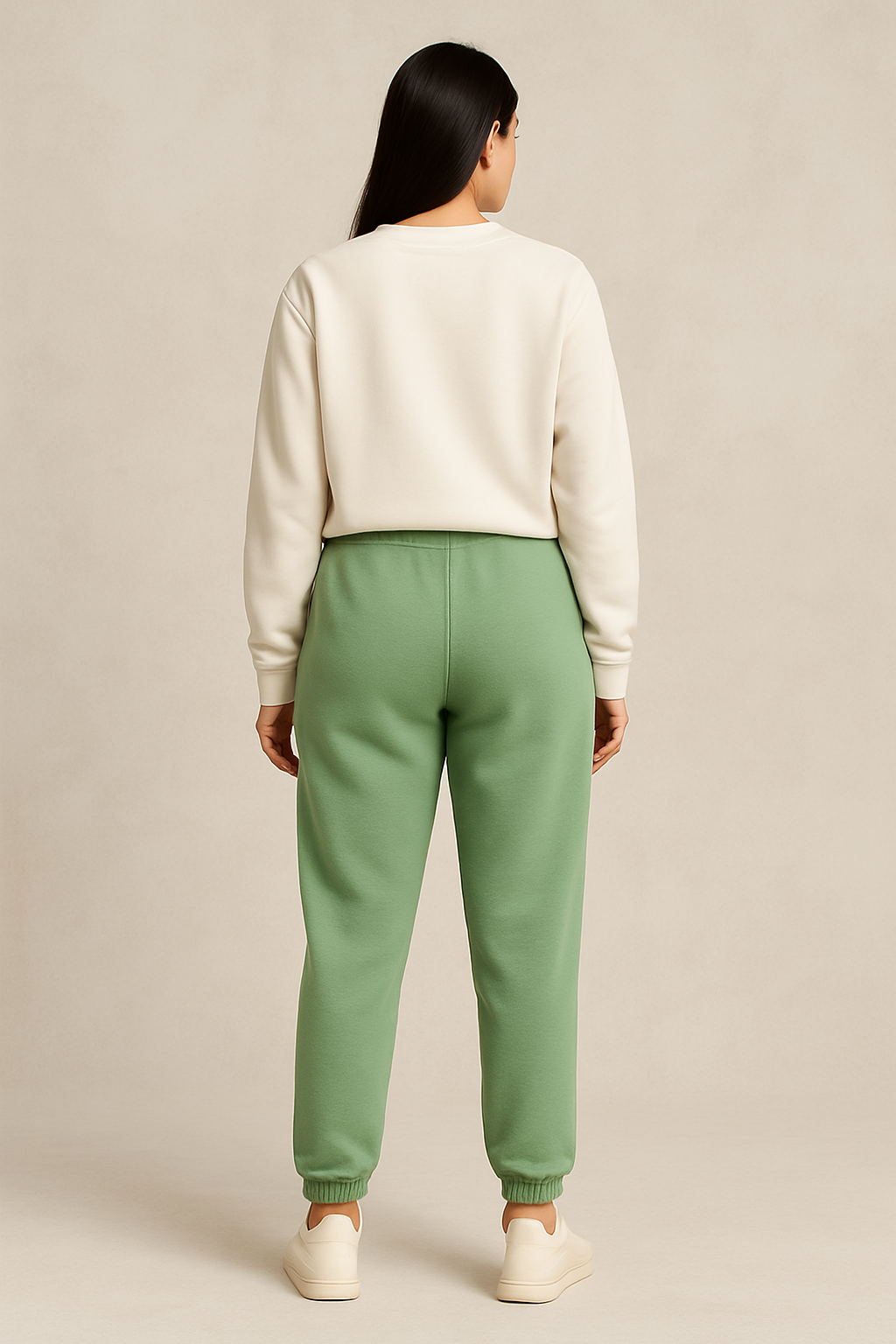 Fleece Trousers for Women's- Sea Green