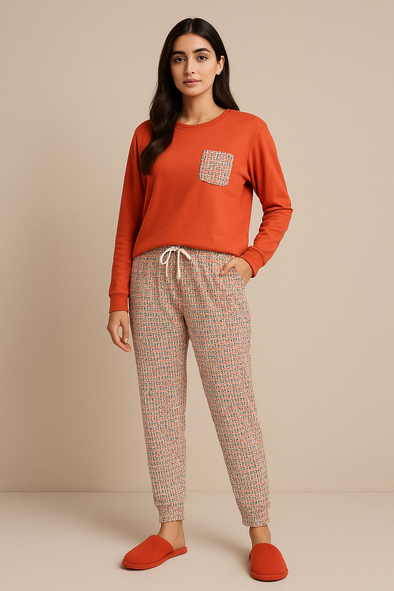 Stripe Pyjama Pant - Red