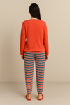 Stripe Pyjama Pant- Red & Black