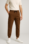 Slim Fit Cargo trousers- Dark Brown