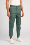 Slim Fit Cargo trousers- Olive Green