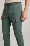 Slim Fit Cargo trousers- Olive Green