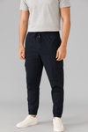 Slim Fit Cargo trousers- Black
