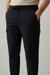 Slim Fit Cargo trousers- Black