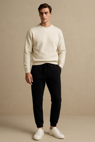 Winter Fleece Trouser for Men - Black