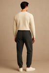Winter Fleece Trouser for Men - Black Heather