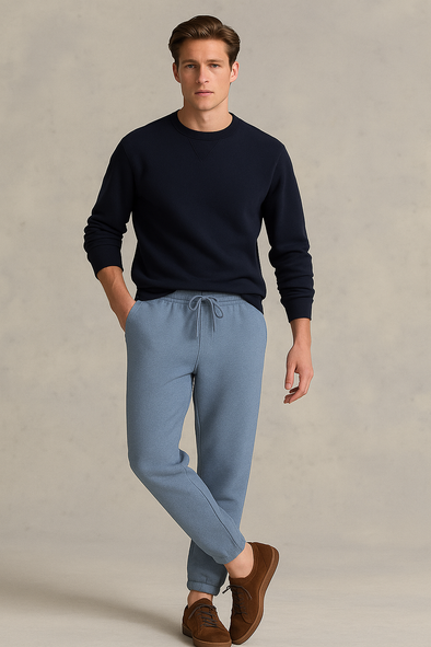 Winter Fleece Trouser for Men - Blue Heather